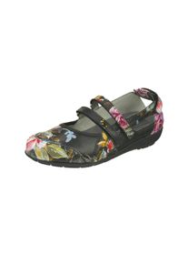 Natural Feet Damen Ballerina "Jule", Gr. 42, bunt, Leder, casual, Schuhe, mit einstellbaren Klettriemen