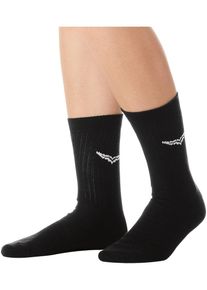 TRIGEMA Damen Socken "TRIGEMA Sportsocken im Doppelpack", Gr. 42, schwarz, Baumwollmischung, Socken