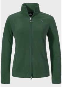 Schöffel SCHÖFFEL Damen Fleecejacke "Fleece Jacket Leona3", grün, sportlich, Gr. 46, Oberstoff: 100% Polyester, Jacken