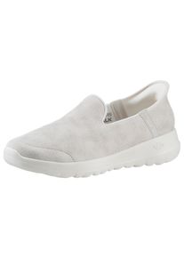 Skechers Damen Slip-On Sneaker "GO WALK JOY", Gr. 43, grau, Lederimitat, meliert, sportlich, Schuhe, Slipper, Freizeitschuh, Halbschuh mit Air-Cooled