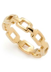 CIAO! BY LEONARDO Damen Fingerring "Rocky CIAO, 022973, 022974, 022975, 022976", 17, Edelstahl, 4mm, gold, CIAO BY LEONARDO, Edelstahl, Fingerringe