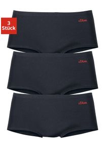 s.Oliver Damen Panty, Gr. 32, schwarz, Jersey, Obermaterial: 90% Baumwolle, 10% Elasthan (LYCRA), unifarben, Unterhosen, aus elastischer