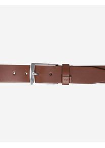 Brax Damen Ledergürtel "Style HERRENGÜRTEL", braun, Gr. 85, Leder, Gürtel