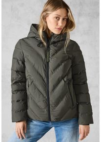 Cecil Damen Steppjacke, gold, casual, Gr. XXL, unifarben, Stoff, Obermaterial, Füllung und Futter: 100% Polyester, Jacken, mit moderner Steppung