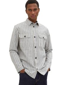 Tom Tailor Herren Hemdjacke, blau, casual, Gr. L, Obermaterial: 100% Baumwolle. Futter: 85% Baumwolle, 15% Viskose, Jacken
