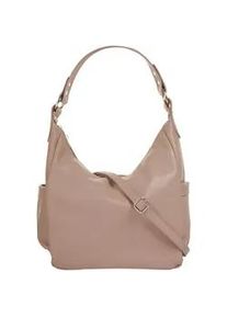 Shopper Samantha Look Gr. B/H/T: 35cm x 25cm x 10cm onesize, rosa Damen Taschen echt Leder, Made in Italy