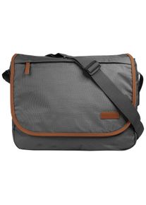 Bruno Banani Damen Umhängetasche, grau, Kunstfaser, unifarben, Taschen
