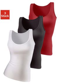 Vivance ACTIVE Damen Unterhemd, Gr. 32, rot, Single Jersey, Obermaterial: 95% Polyamid, 5% Elasthan (LYCRA), unifarben, basic,casual, Unterhemden,