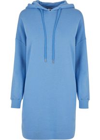 Urban Classics Damen Shirtkleid "Urban Classics Damen Ladies Organic Oversized Terry Hoody Dress", blau, klassisch, Gr. S, unifarben, 100% Baumwolle,