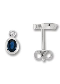 Vivance Damen Paar Ohrhänger, Damen, 0.02 ct mit Diamant, Diamanten, silber, Diamanten, Ohrringe, Damen Gold Schmuck