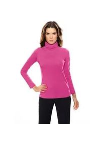 Rollkragenshirt Heine "Rollkragen-Shirt" Gr. 38, pink Damen Shirts