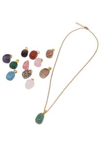 Firetti Damen Kette und Anhänger-Set "Multipack Schmuck Geschenk Halskette Edelsteine", bunt, Edelstahl, Stein, Schmuck-Sets, Made in Germany - mit