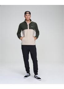 BULA Herren Fleeceshirt "Cruiser", grün, sportlich, Gr. XL, mehrfarbig, 100% Polyester, Shirts, mit Raglanärmeln und praktischen Taschen