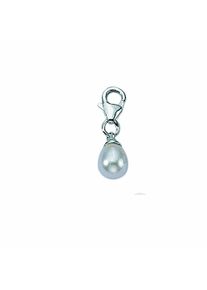 Adelia´s ADELIA ́S Damen Charm-Einhänger "Damen Silberschmuck", silber, Silber 925 (Sterlingsilber), Charms, 925 Sterling Silber mit Süßwasser Zuchtperle