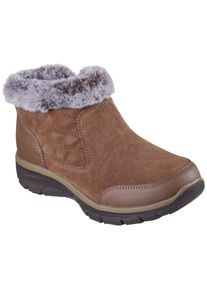 Skechers Damen Winterboots "EASY GOING", Gr. 37, braun, Veloursleder, sportlich, Schuhe, Winterschuh, Schlupfstiefel mit 3M Scotchgard-Imprägnierung