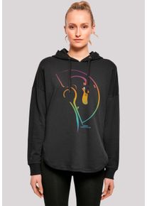 F4NT4STIC Damen Kapuzenpullover "Buzz Lightyear Blended Stare", schwarz, casual, Gr. M, Obermaterial: 100% Baumwolle, Pullover, Premium Qualität