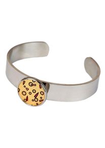 DeMarie Damen Armband "Edelstahl mit Silber-/Goldeinlage", 18cm, Edelstahl, bunt, Edelstahl, Armbänder