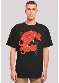 F4NT4STIC Herren T-Shirt "Big Hero 6 Baymax Suite Pose", schwarz, casual, Gr. 5XL, Obermaterial: 100% Baumwolle, Shirts, Premium Qualität