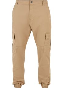 2Y STUDIOS Herren Cargohose "2Y Studios Herren 2Y Basic Cargo Jeans", beige, Gr. 32, unifarben, 98% Baumwolle, 2% Elasthan, Hosen