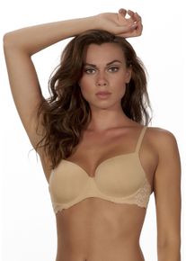 After Eden Damen T-Shirt-BH "JILL", Gr. 75, rosa, Obermaterial: 85% Nylon, 15% Elasthan, unifarben, feminin, BHs, mit glatten Cups