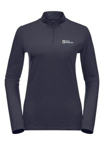 Jack Wolfskin Damen Stehkragenpullover "SKY THERMAL HZ W", grau, Gr. XS, Hauptmaterial: 100% Polyester, Pullover