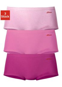 s.Oliver Damen Panty, Gr. 32, rosa, Jersey, Obermaterial: 90% Baumwolle, 10% Elasthan (LYCRA), unifarben, Unterhosen, aus elastischer
