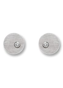 ONE ELEMENT Damen Paar Ohrhänger "Zirkonia Kreise Ohrringe Ohrstecker aus 925 Silber", Damen, Silber 925 (Sterlingsilber), silber, Silber 925