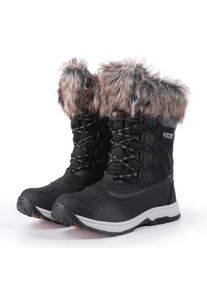 Icepeak Damen Snowboots "ANSINA MS", Gr. 40, schwarz, Textil, Synthetik, sportlich, Schuhe, wasserdicht und gefüttert