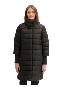 Tom Tailor Damen Steppmantel, schwarz, casual, Gr. XXL, unifarben, Steppware, Obermaterial: 100% Polyester. Futter: 100% Polyester, Mäntel, mit