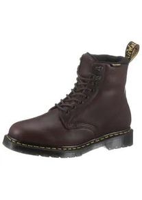 Schnürboots Dr. Martens "1460 PASCAL 8 EYE BOOT" Gr. 44, braun (dunkelbraun) Herren Schuhe mit Kontrast-Rahmennaht