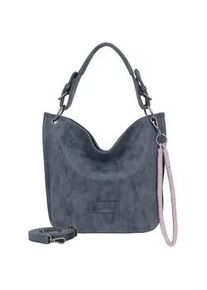 Schultertasche Fritzi aus Preussen "Fritzi31N" Gr. B/H/T: 13cm x 28cm x 26cm, blau Damen Taschen aus veganen Materialien