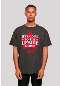 F4NT4STIC Herren T-Shirt "Stranger Things Upside Down Dreams Netflix", schwarz, casual, Gr. L, Obermaterial: 100% Baumwolle, Shirts, Premium Qualität