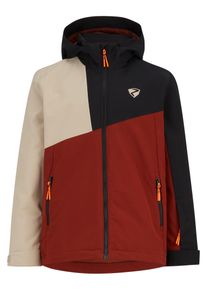 Ziener Kinder Skijacke "ANZO", braun, Gr. 140, Obermaterial alle Farben außer woody brown: 100% Polyester, Obermaterial Farbe woody brown: 1. 100%