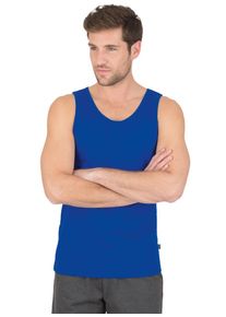 TRIGEMA Herren Unterhemd "TRIGEMA Trägershirt aus 100% Baumwolle", blau, basic, Gr. M, 100% Baumwolle, Unterhemden