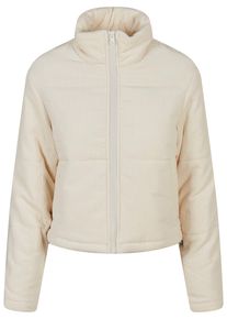 Urban Classics Damen Winterjacke "Urban Classics Damen Ladies Corduroy Puffer Jacket", beige, casual, Gr. XL, unifarben, 100% Baumwolle, Jacken