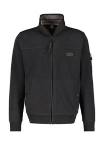 Lerros Herren Sweatjacke "Lerros Sweatjacke in weicher Qualität", schwarz, Gr. S, Baumwolle, Sweatjacken