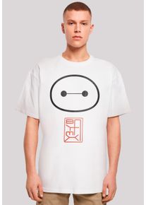 F4NT4STIC Herren T-Shirt "Big Hero 6 Baymax", weiß, casual, Gr. S, Obermaterial: 100% Baumwolle, Shirts, Premium Qualität
