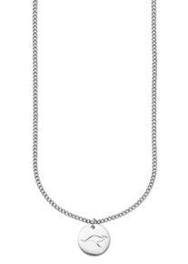 Kangaroos Damen Kette mit Anhänger "Schmuck Geschenk, Halskette Känguru Panzerkette", Edelstahl, L: 45cm B: 1,9mm, silber, Edelstahl, B:1,9mm,