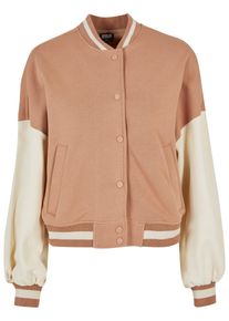 Urban Classics Damen Collegejacke "Urban Classics Damen", beige, casual, Gr. M, unifarben, 65% Baumwolle, 35% Polyester, Jacken