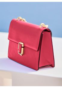Heine Damen Handtasche, pink, Polyurethan, Metall, unifarben, Taschen