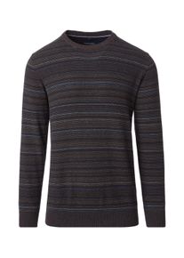 Casamoda Herren Strickpullover "Casamoda Pullover gestreift", braun, Gr. XXL, 100% Baumwolle, Pullover