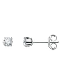 Vivance Damen Paar Ohrhänger "0.30 ct Diamant Brillant Ohrringe Ohrstecker aus 585 Weißgold", Damen, 0.30 ct, Weißgold 585-Diamanten, silber,