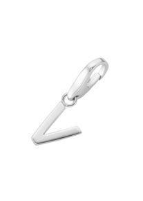 Damen Charm Buchstabe "Buchstabe V, Silber 925", silber, Giorgio Martello MILANO, Silber 925 (Sterlingsilber), Charms