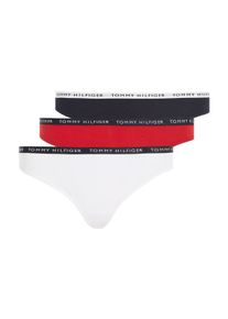 Damen Slip, Tommy Hilfiger Underwear, Gr. L, bunt, Obermaterial: 95% Baumwolle, 5% Elasthan, Unterhosen, mit schmalem Logobündchen