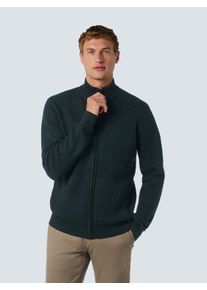 NO EXCESS Herren Rollkragenpullover "NO EXCESS Jacquard-Strickjacke", grün, Gr. S, 45% Baumwolle, 45% Acryl, 10% Polyamid, Pullover