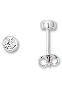 ONE ELEMENT Damen Paar Ohrhänger "Zirkonia Zarge Ohrringe Ohrstecker aus 925 Silber", Damen, Silber 925 (Sterlingsilber), silber, Silber 925