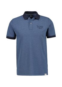 Lerros Herren Poloshirt "Lerros Poloshirt in Melange Optik", blau, Gr. 6XL, 100% Baumwolle, Shirts