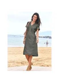 Sommerkleid Casual Looks "Kleid" Gr. 40, Normalgrößen, grün (hellkhaki) Damen Kleider