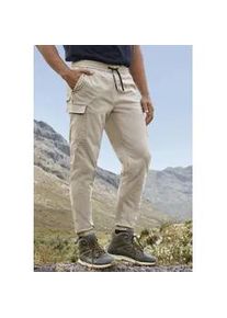 Jogger Pants John Devin Gr. 48, N-Gr, beige (sand) Herren Hosen Trekking-Outdoor-Hose mit Belüftung im Kniebereich