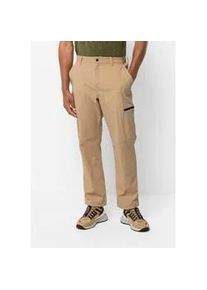 Trekkinghose Jack Wolfskin "WANDERTHIRST PANTS M" Gr. 48, Normalgrößen, beige (sand-storm) Herren Hosen